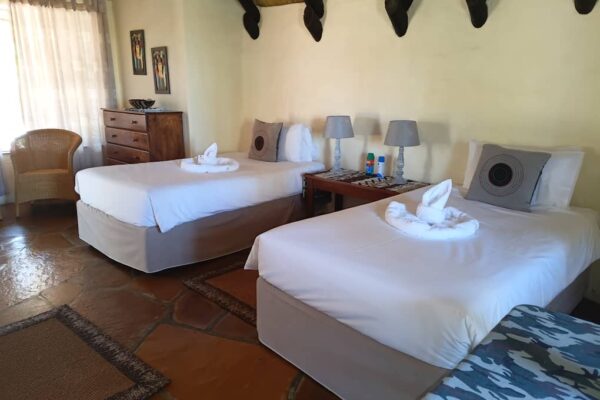 Two singe beds